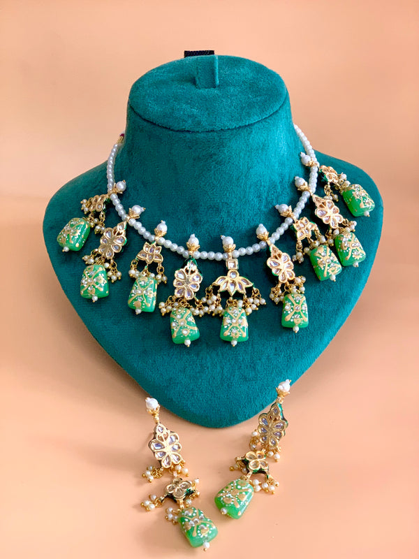 Meena Splendor Jaypuri Necklace