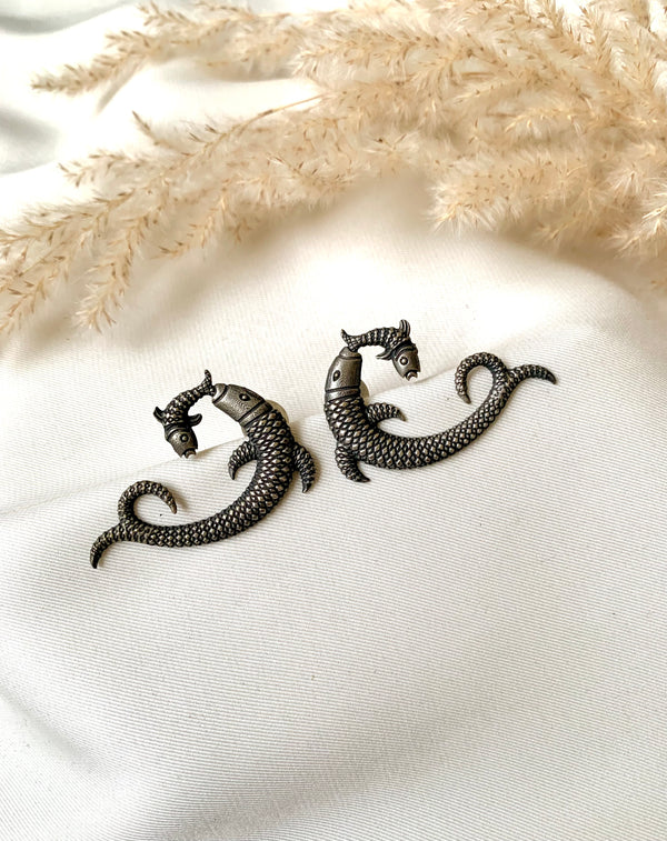 Indian Oxidized Fish Studs